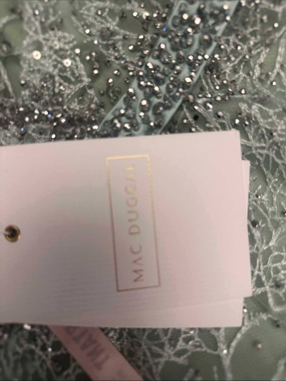 💜 BNWT MAC DUGGAL DRESS 20366 - Picture 5 of 7